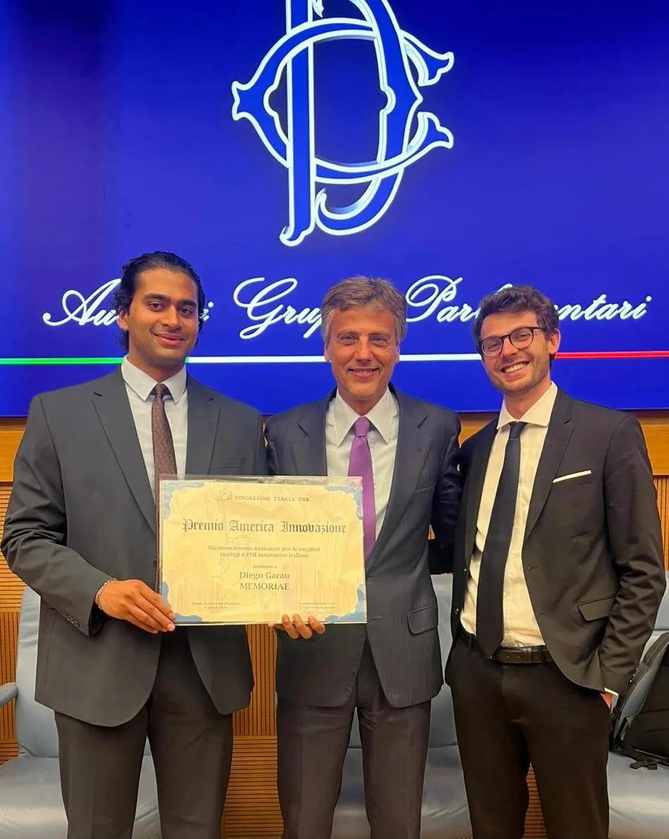 Memoriae alla Camera dei Deputati - Premio America Innovazione - cerimonia di premiazione