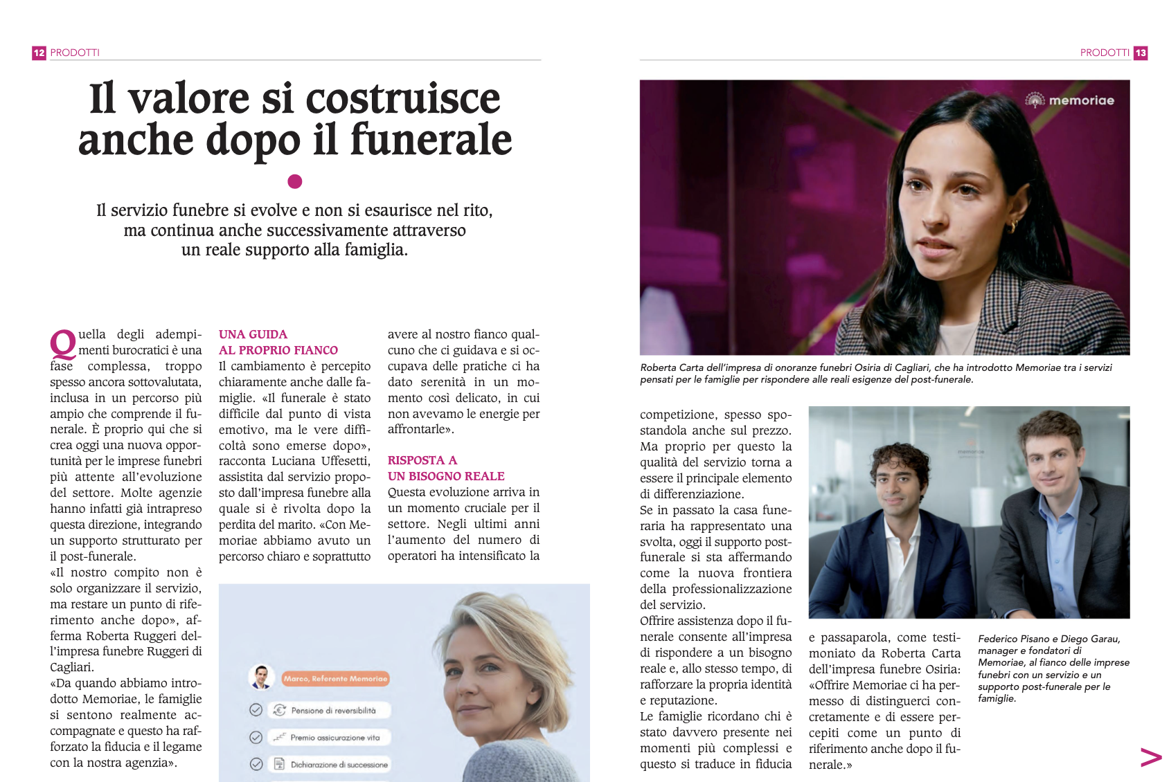 Memoriae protagonista su Tecnica